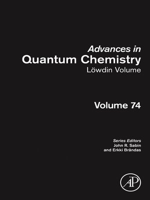 cover image of Advances in Quantum Chemistry, Volume 74